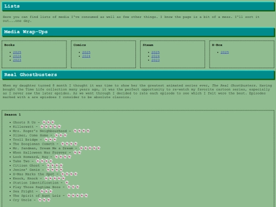 lists/lists screenshot