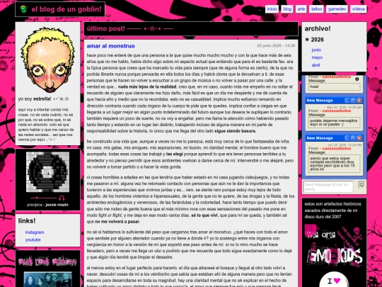 blog screenshot