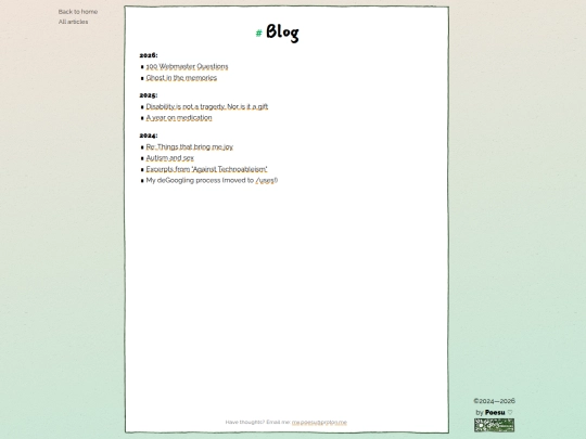 blog screenshot