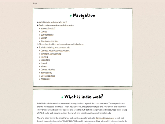 indieweb screenshot