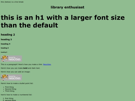index screenshot