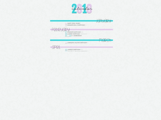 calendar screenshot