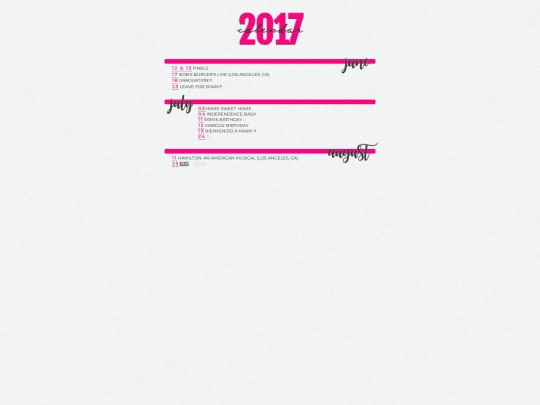 calendars/2017/running screenshot
