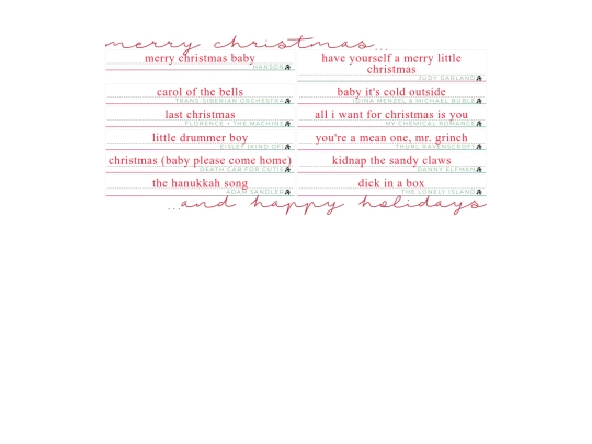 mixtapes/christmas screenshot