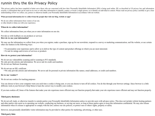 privacypolicy screenshot