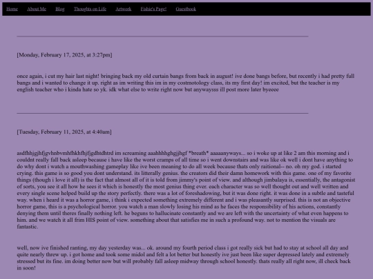 blog screenshot