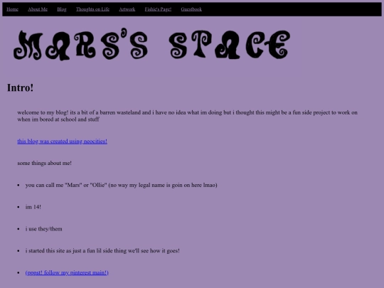 homepage screenshot