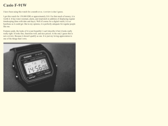 casiof91w screenshot