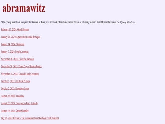 index screenshot