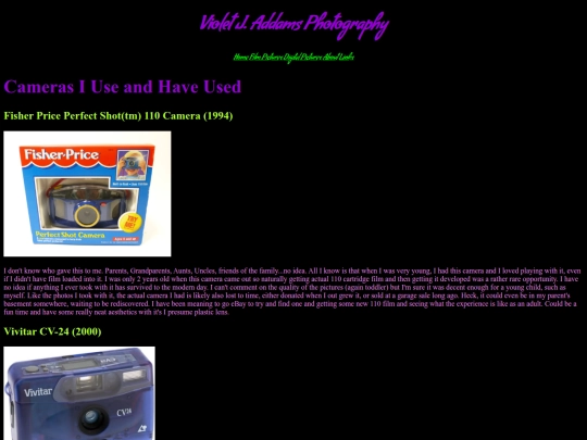 cameras screenshot