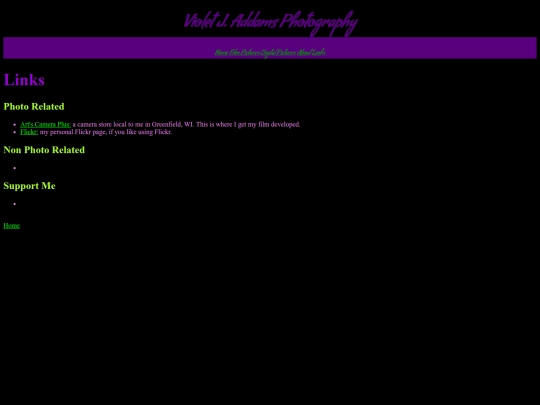 links screenshot