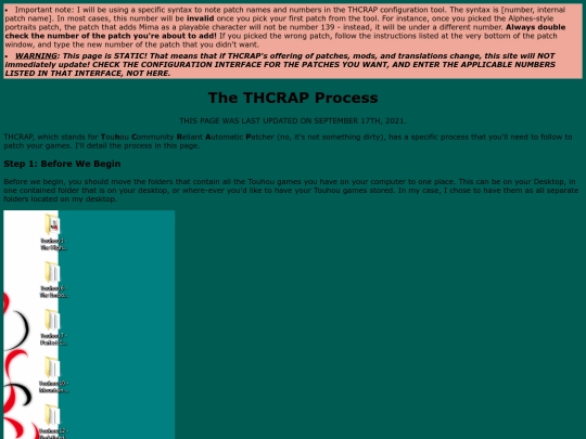 mima/thcrap screenshot