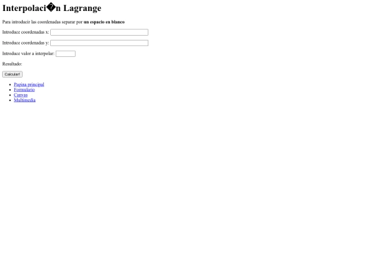 IntLagrange screenshot