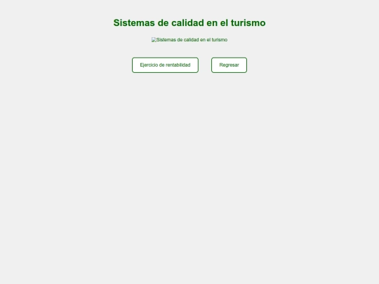 Sistemas de calidad en el turismo screenshot