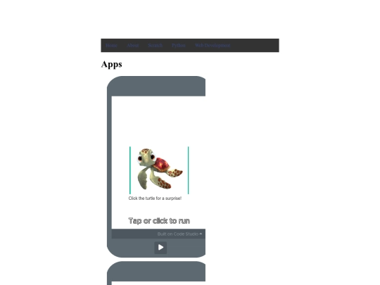webDev screenshot