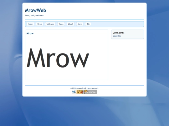 mrow screenshot