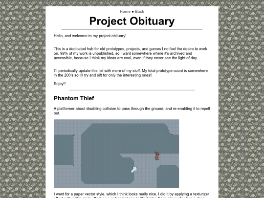 Project Obituary/project obituary screenshot