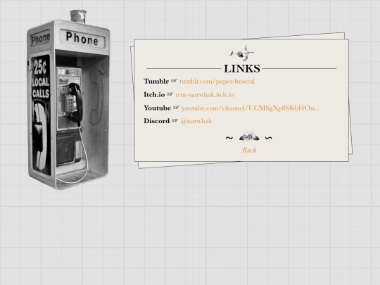 links screenshot