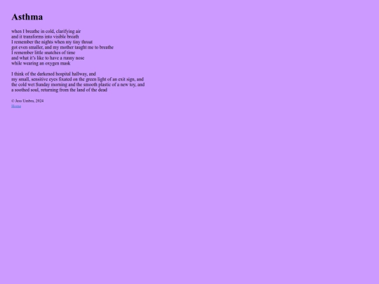 asthma screenshot