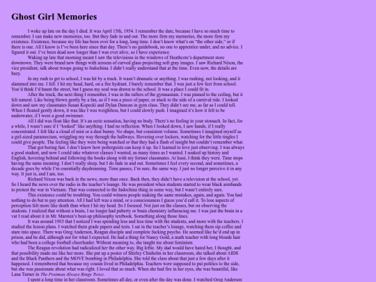 ghost-girl-memories screenshot