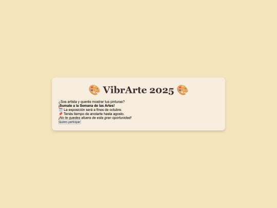 Proyecto Marketing /VibrArte screenshot
