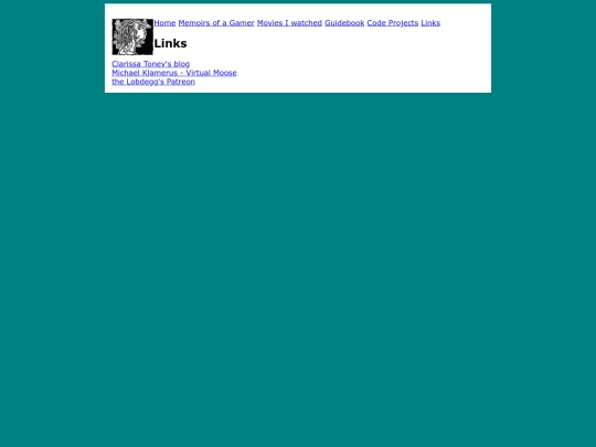 links screenshot