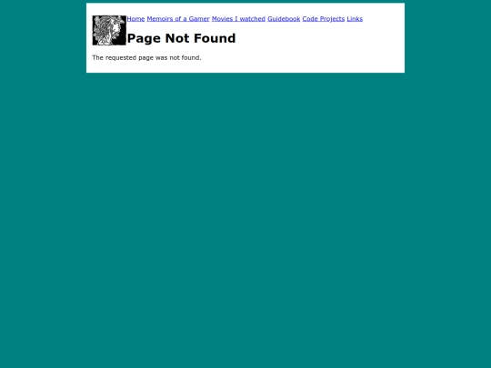 not_found screenshot