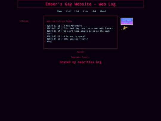 blog screenshot