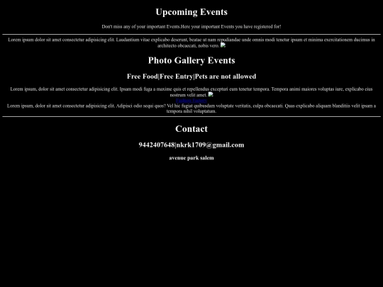 Event/event screenshot