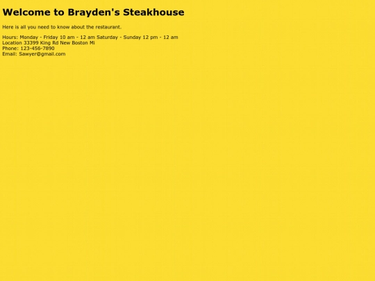 restaurant screenshot