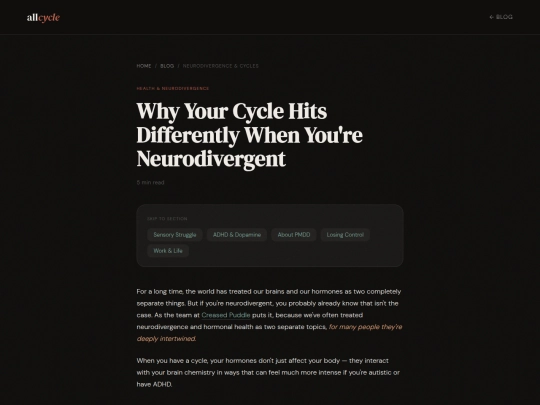 allcycle/blog/why-your-cycle-hits-differently-when-youre-neurodivergent screenshot