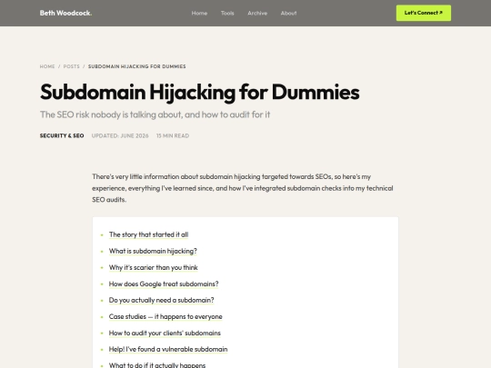 posts/subdomain-hijacking-for-dummies screenshot
