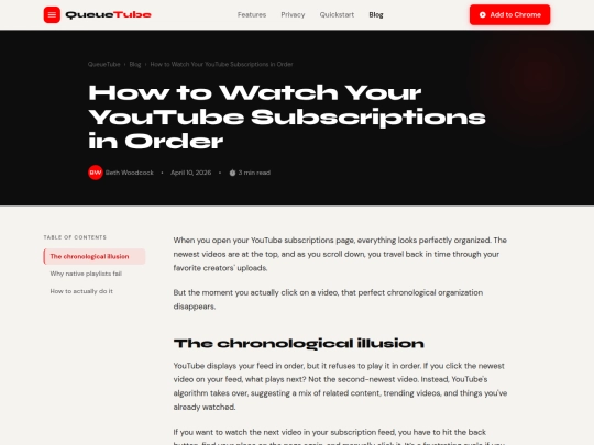 queuetube/blog/watch-youtube-subscriptions-in-order screenshot