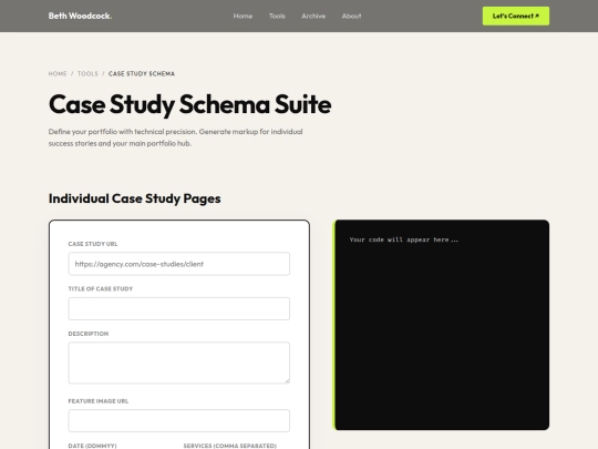 tools/case-study-schema-generator screenshot