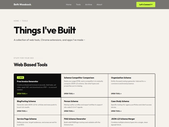 tools screenshot