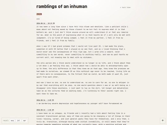 ramblings screenshot