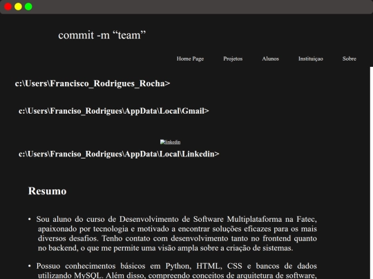 Alunos/francisco screenshot