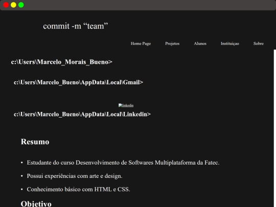 Alunos/marcelo screenshot