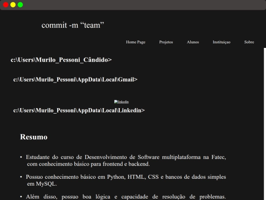 Alunos/murilo screenshot