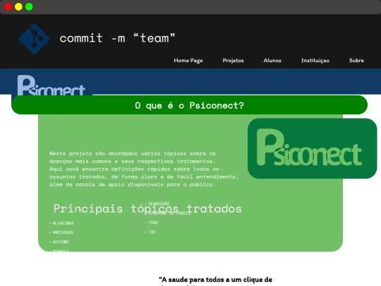 projetos/psiconect screenshot