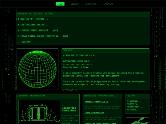 index screenshot