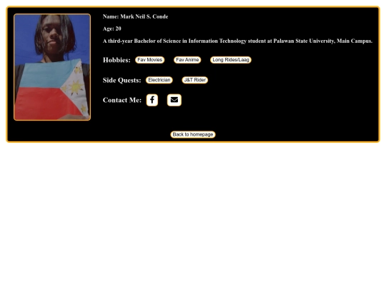 aboutme screenshot