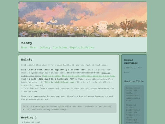 index screenshot