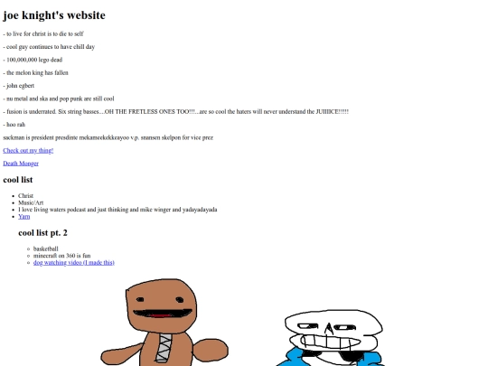index screenshot