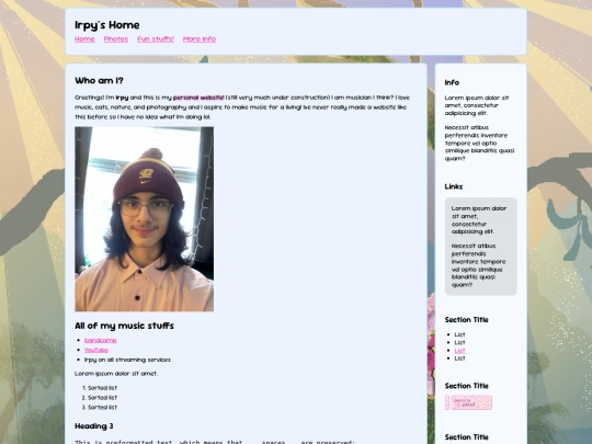 index screenshot