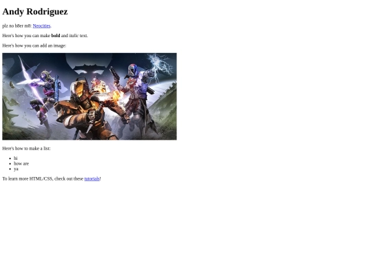 index screenshot
