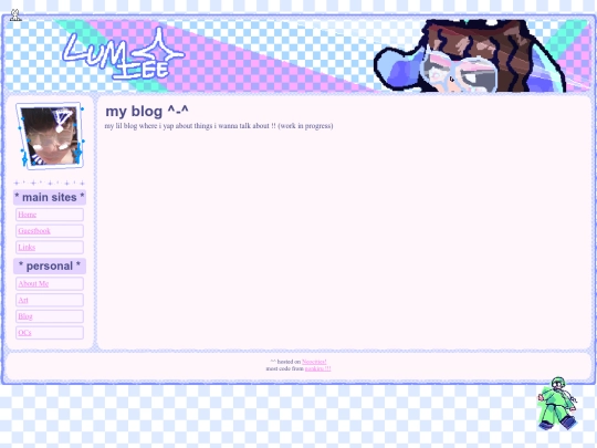 blog screenshot