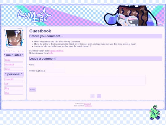 guestbook screenshot