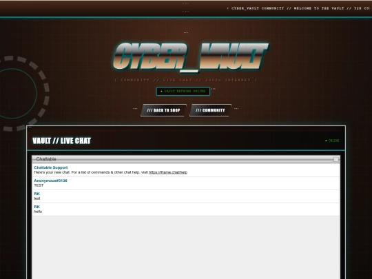 vault screenshot