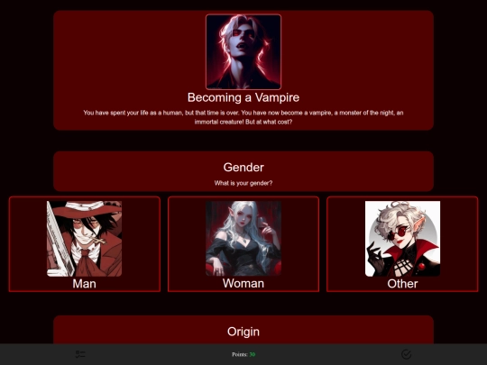 vampirecyoaeng screenshot